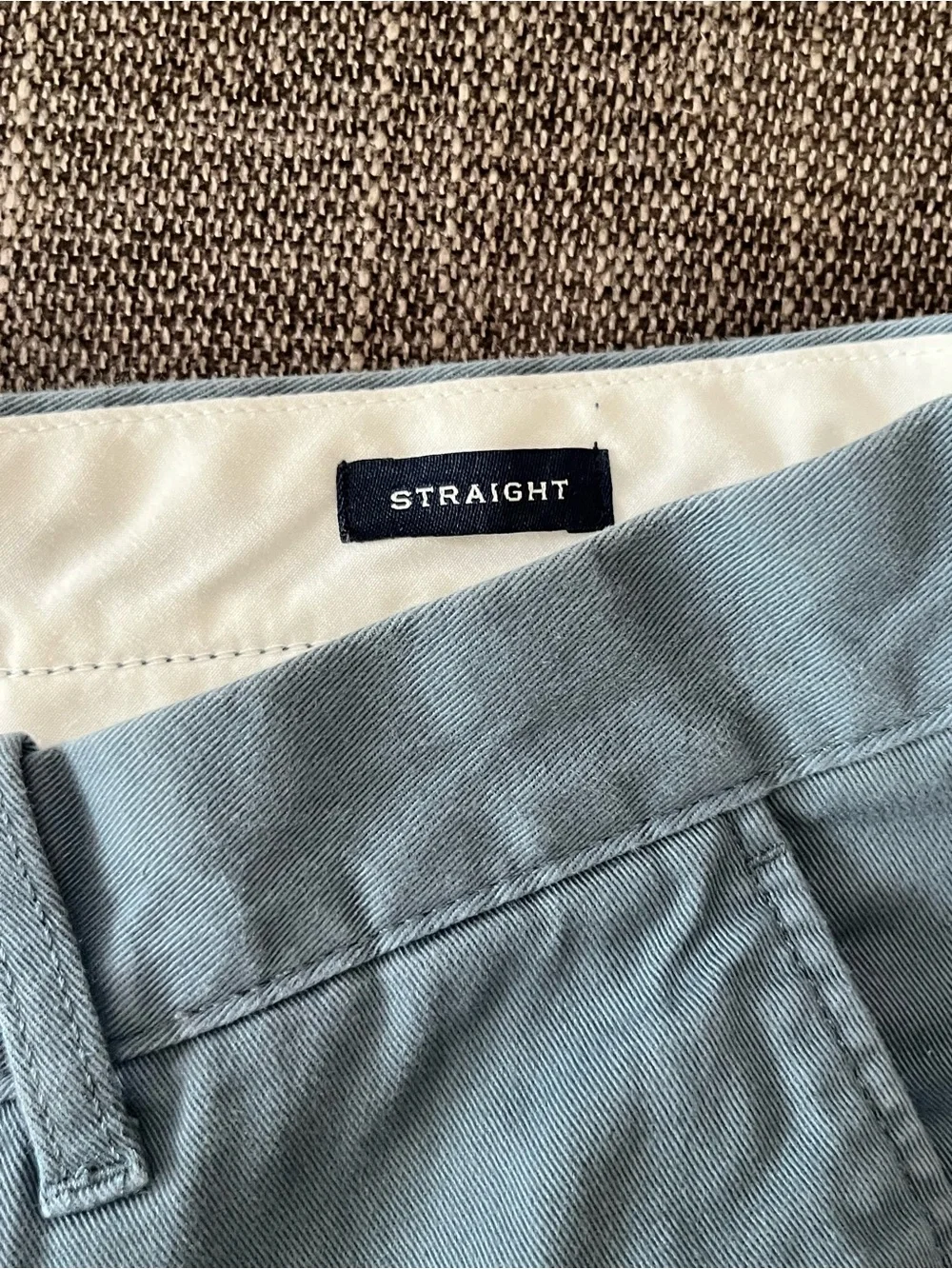 J. Crew Blue Straight-Leg Chino Pants